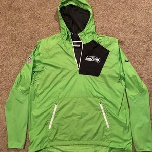 Nike Seattle Seahawks Lime Green Rain Fleece XL